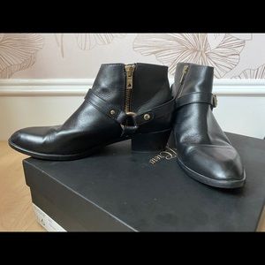 Black J. crew leather boots size 5.5